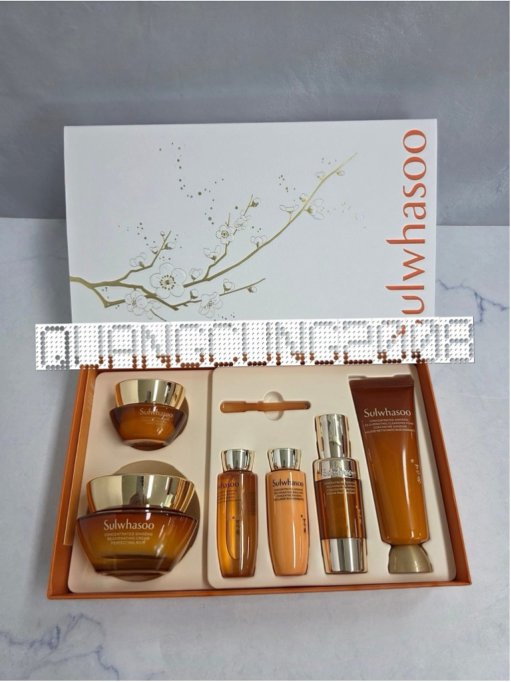 Sulwhasoo Concentrated Ginseng Rejuvenating Cream Perfecting Rich Set K-Beauty